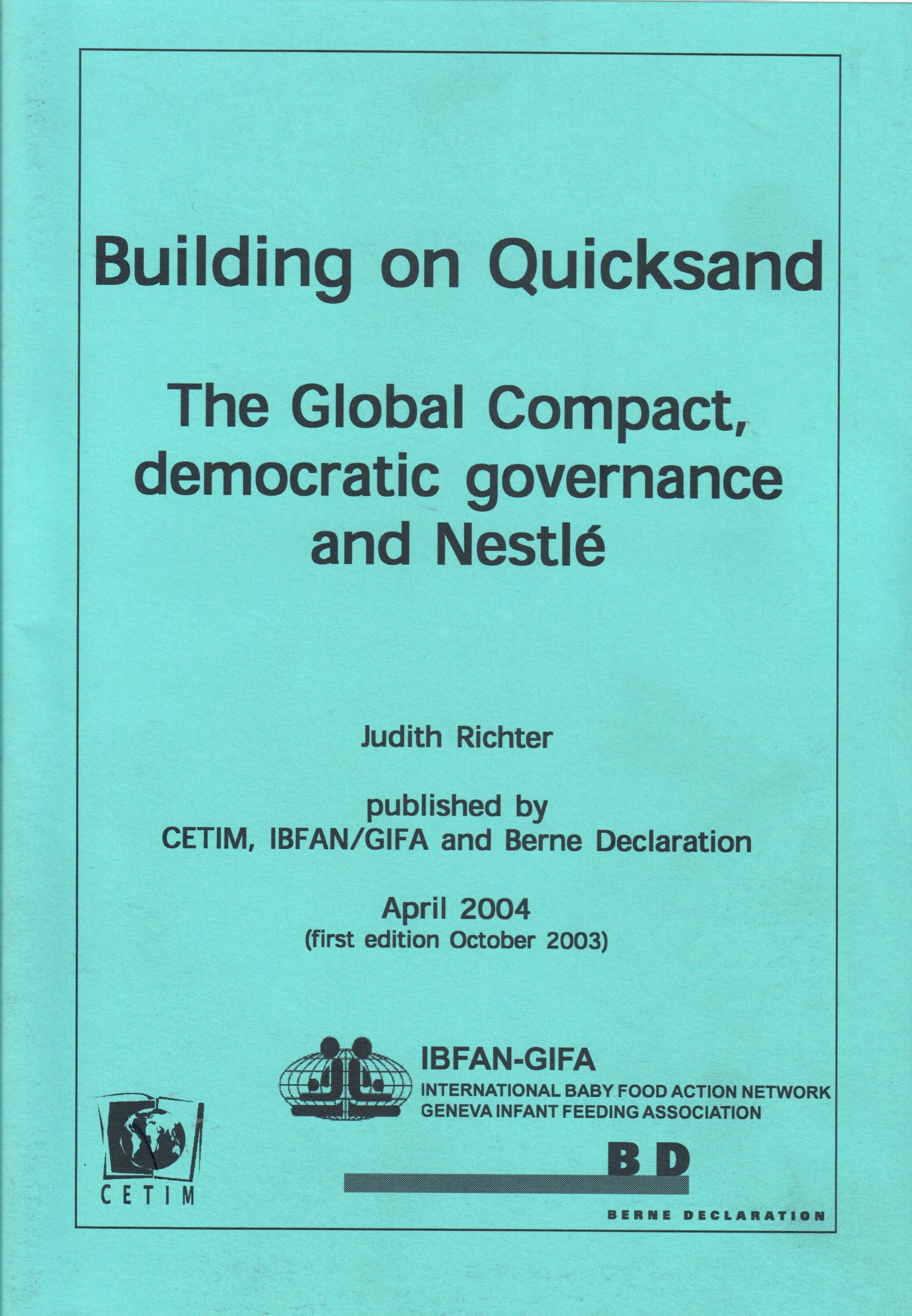 Global quicksand couverture