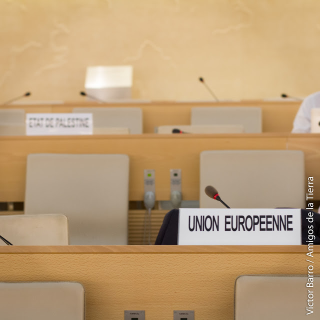 EU empty chair during the working group reunion